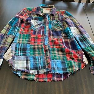 Free People Lost in Plaid Flannel (M)